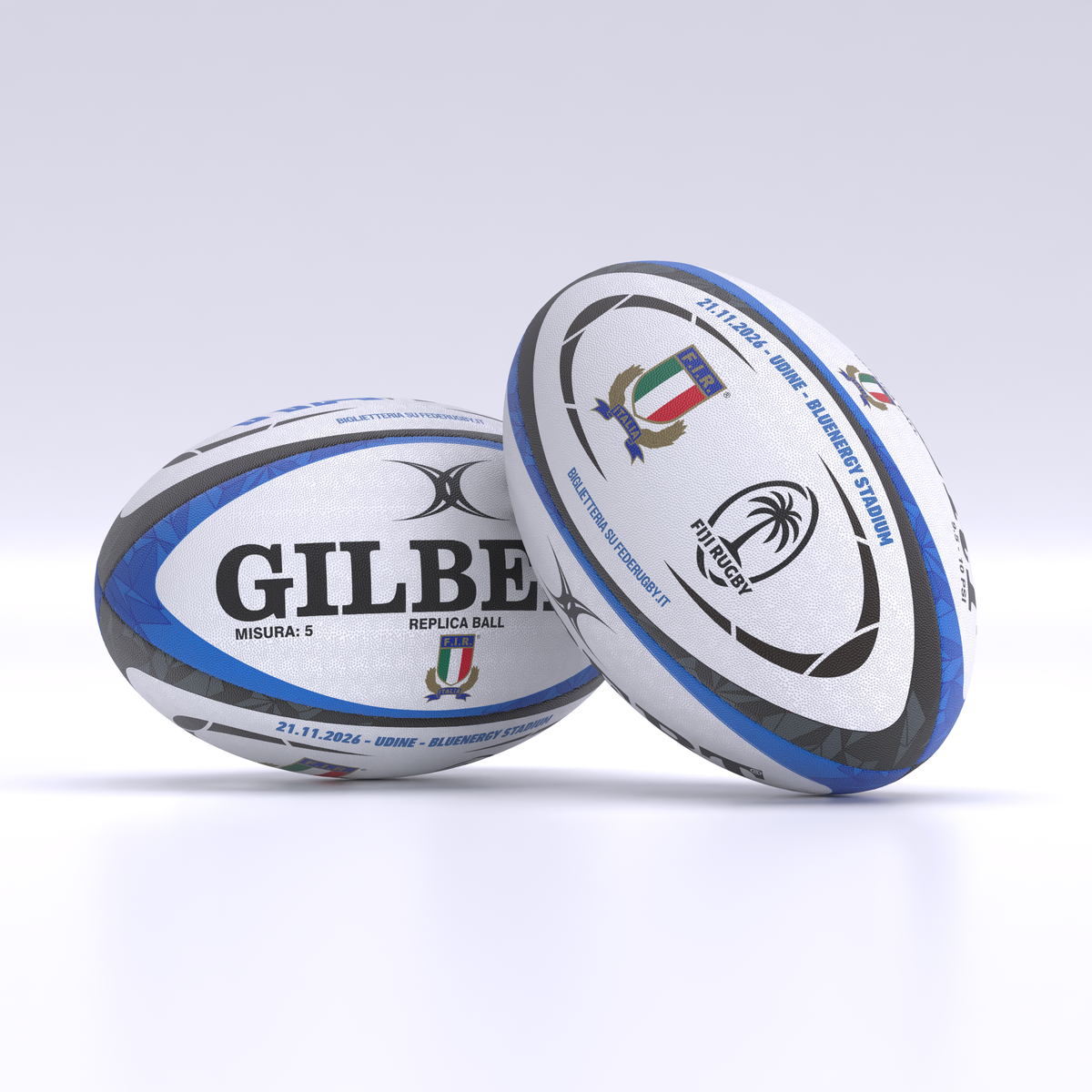 Pallone replica Italia vs Fiji sz. 5 - LIMITED EDITION