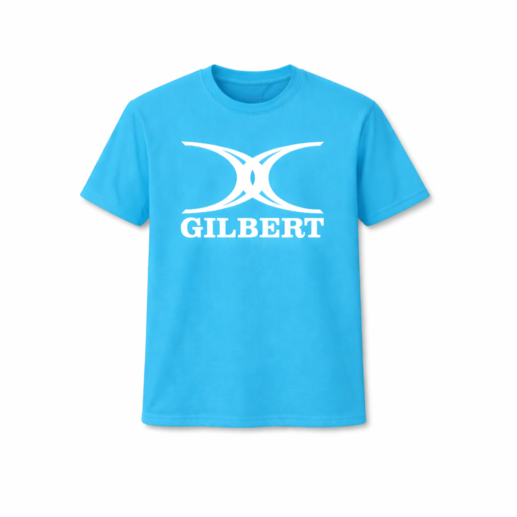 Tshirt Gilbert LOGO Fluo Blue