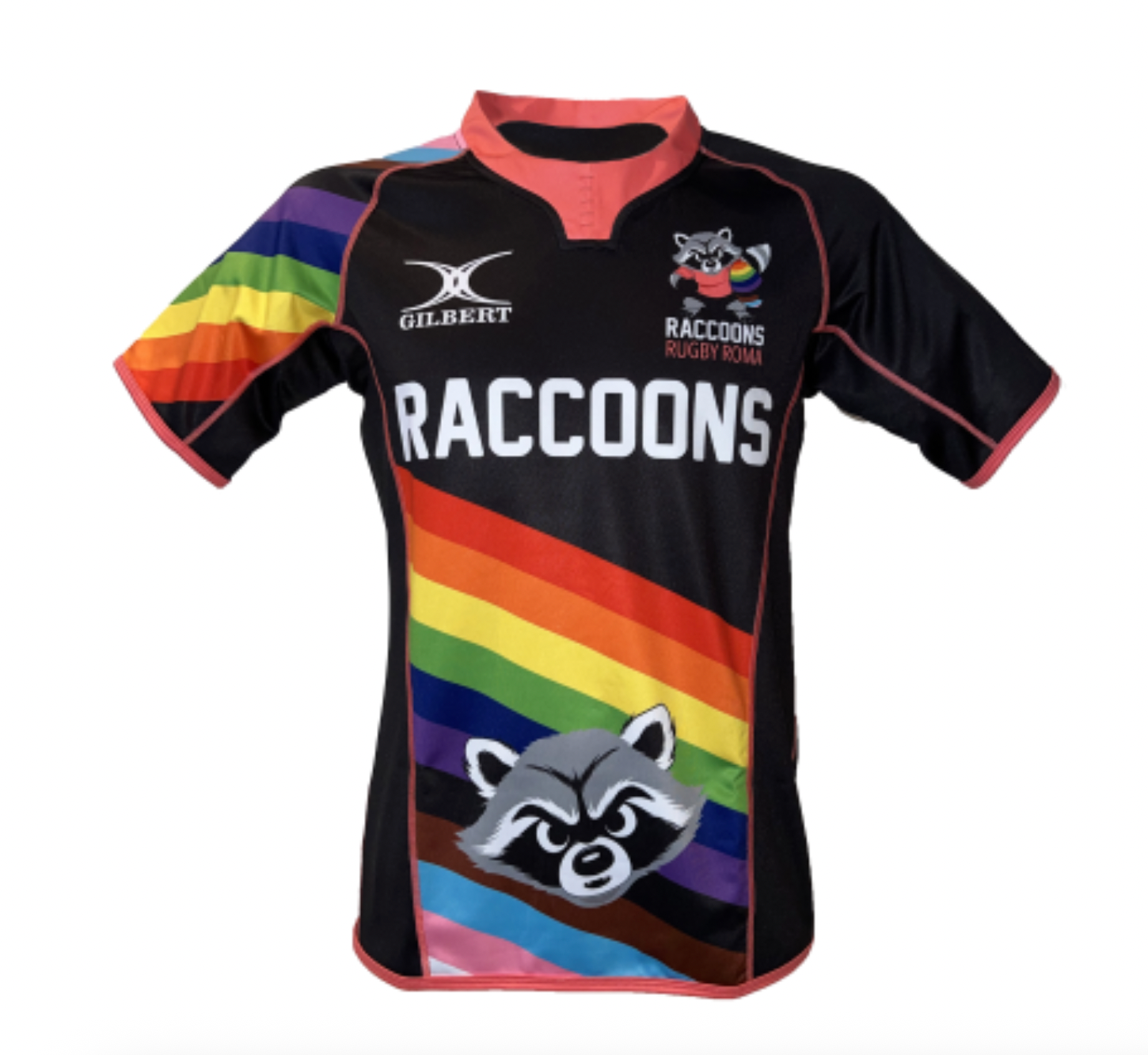 GILBERT RACCOONS RUGBY ROMA MATCH JERSEY