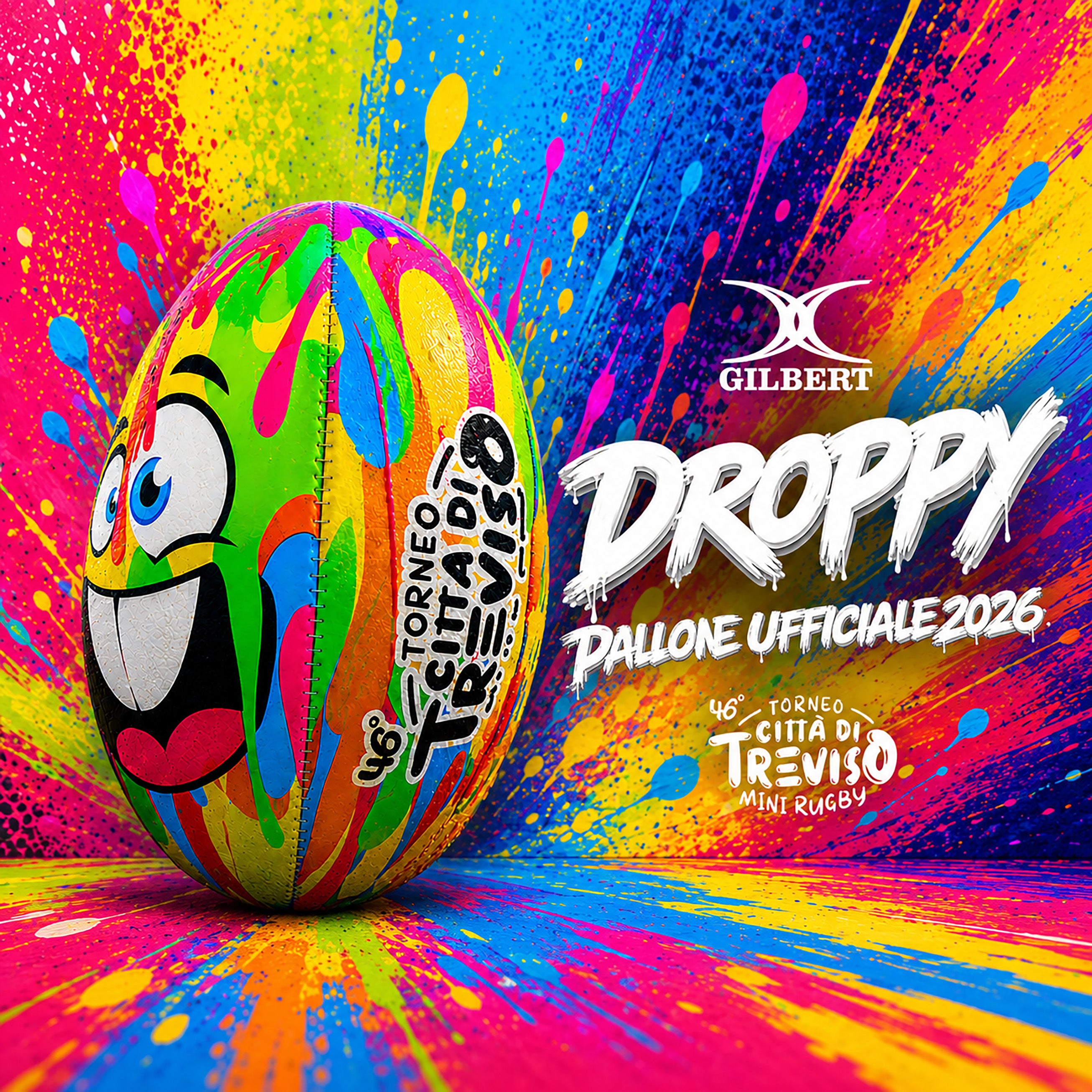Pallone Città di Treviso Droppy / PRE-ORDINE CONSEGNA LUGLIO 2026
