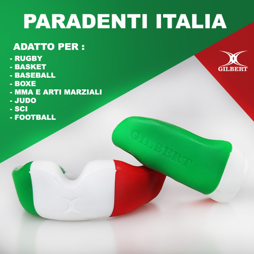 Gilbert Tricolore Mouthguard Italy