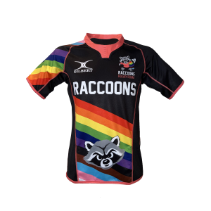 MAGLIA GARA GILBERT RACCOONS RUGBY ROMA