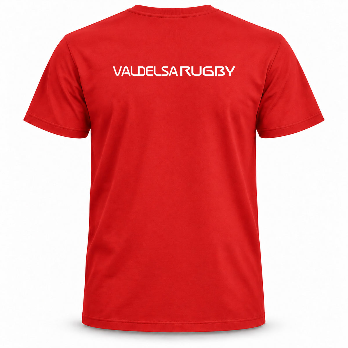 T-SHIRT COTONE VALDELSA RUGBY ROSSA